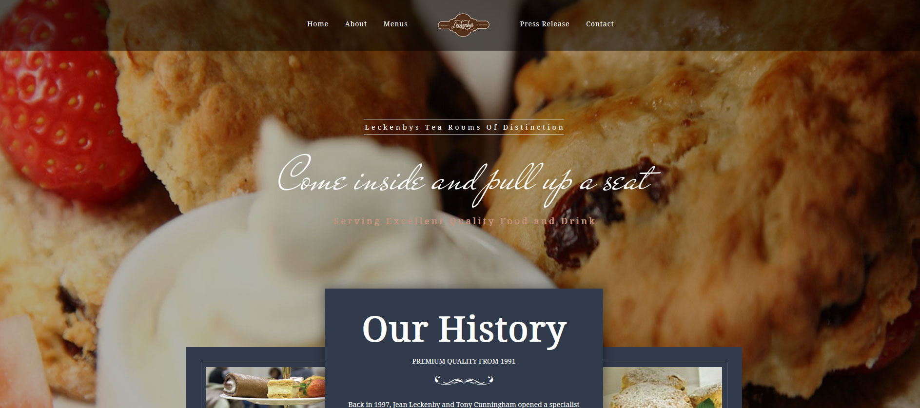 Leckenbys Launch New Website